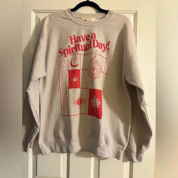 NWT Project Social T Urban Outfitters Spiritual Day Sweatshirt - Picture 2 of 5